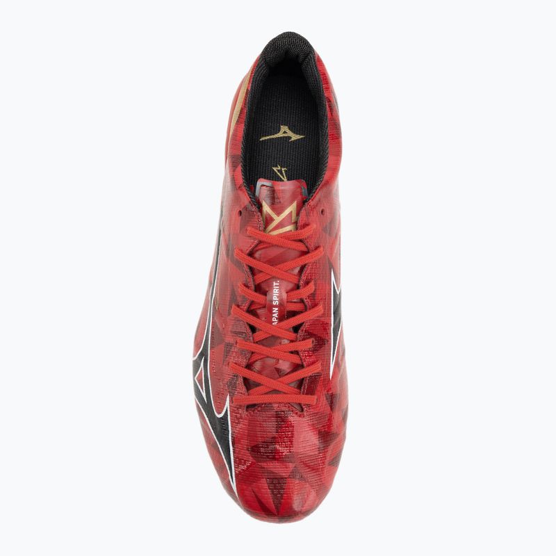 Scarpe da calcio da uomo Mizuno α II Japan Mix apricot 40th red/nero/gold 5