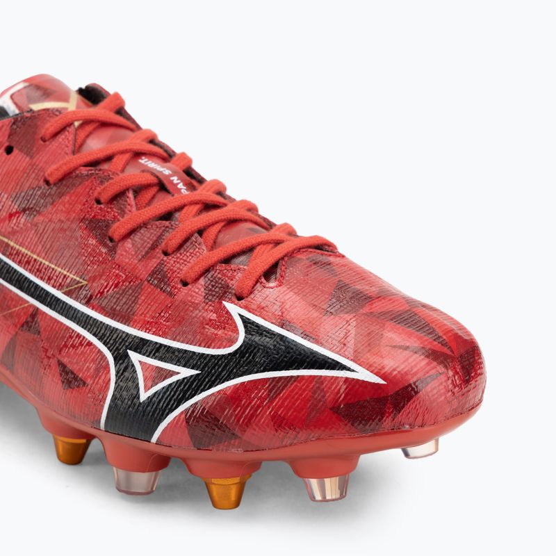 Scarpe da calcio da uomo Mizuno α II Japan Mix apricot 40th red/nero/gold 7