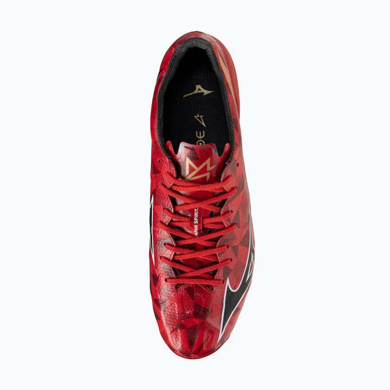 Scarpe da calcio da uomo Mizuno α II Japan Mix apricot 40th red/nero/gold 5