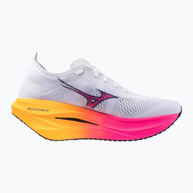 Mizuno Wave Rebellion Pro 3 scarpa da corsa bianco/rosa tetra/arancione 2