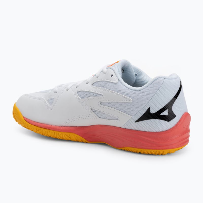 Scarpa da pallavolo Mizuno Thunder Blade Z bianco/corallo infuocato 2/citrus 3