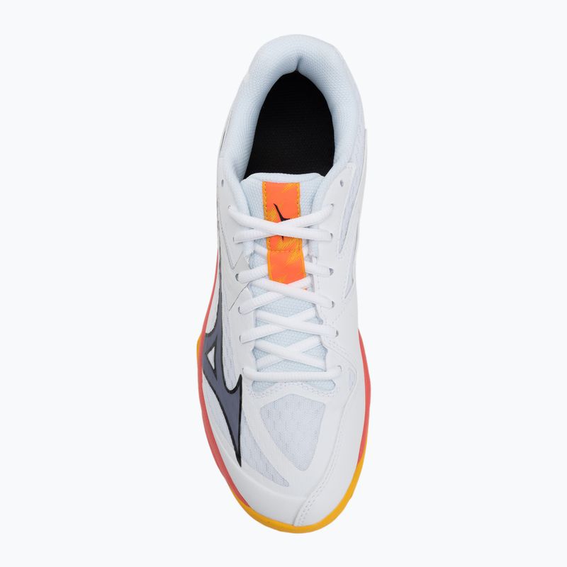 Scarpa da pallavolo Mizuno Thunder Blade Z bianco/corallo infuocato 2/citrus 4