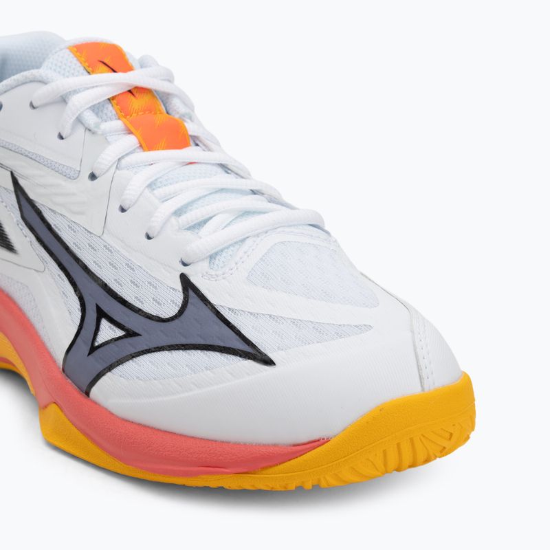 Scarpa da pallavolo Mizuno Thunder Blade Z bianco/corallo infuocato 2/citrus 7