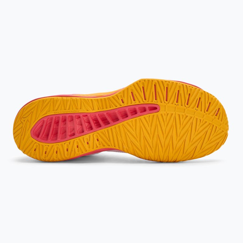 Scarpa da pallavolo Mizuno Thunder Blade Z Mid bianco/fiery coral 2/citrus 4