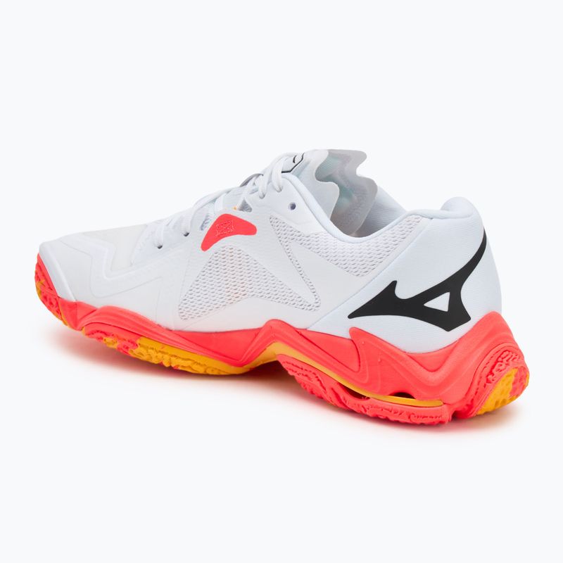 Scarpe da pallavolo Mizuno Wave Lightning Z8 bianco/fuoco corallo 2/citrus 3