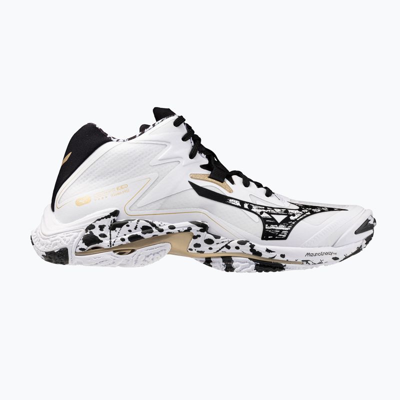 Scarpe da volley Mizuno Wave Lightning Z8 Mid white/black/ge gold 8