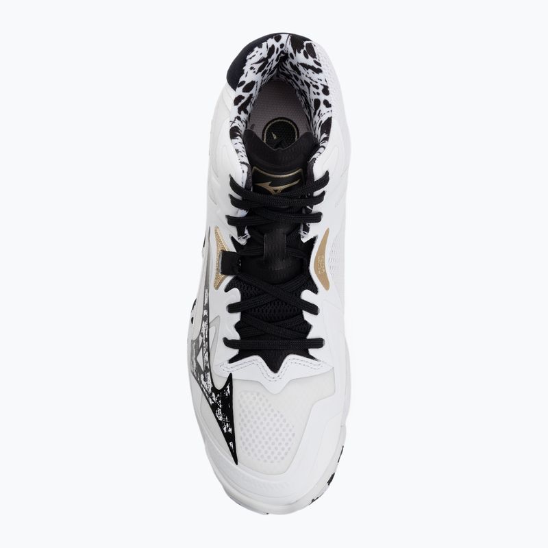 Scarpe da volley Mizuno Wave Lightning Z8 Mid white/black/ge gold 5