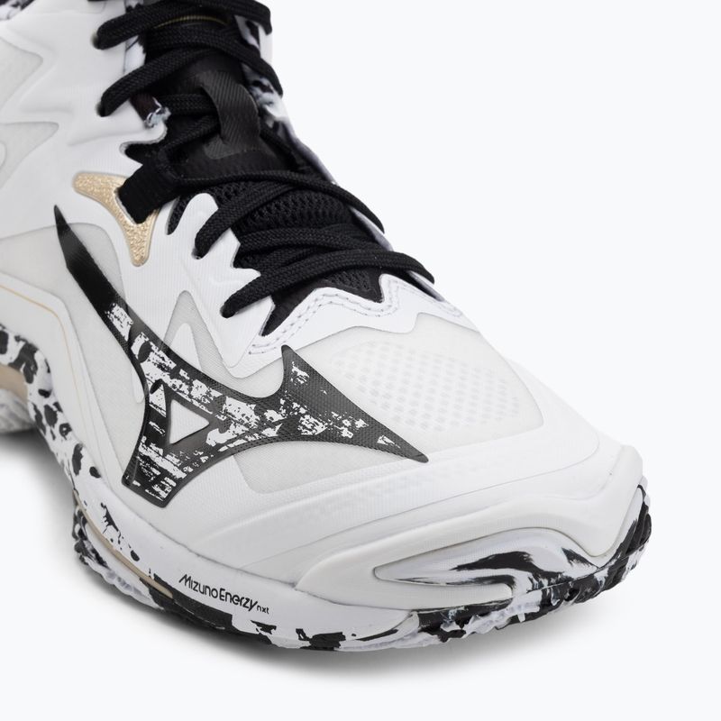 Scarpe da volley Mizuno Wave Lightning Z8 Mid white/black/ge gold 7