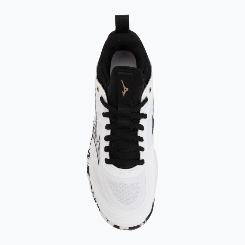 Scarpe da pallavolo Mizuno Wave Luminous 3 white/black/ge gold 5