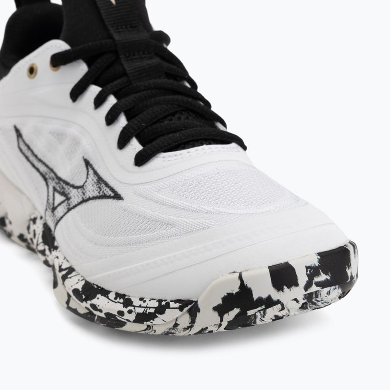 Scarpe da pallavolo Mizuno Wave Luminous 3 white/black/ge gold 7