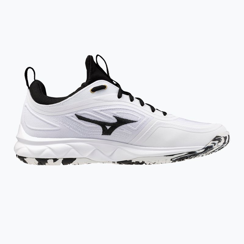 Scarpe da pallavolo Mizuno Wave Luminous 3 white/black/ge gold 2