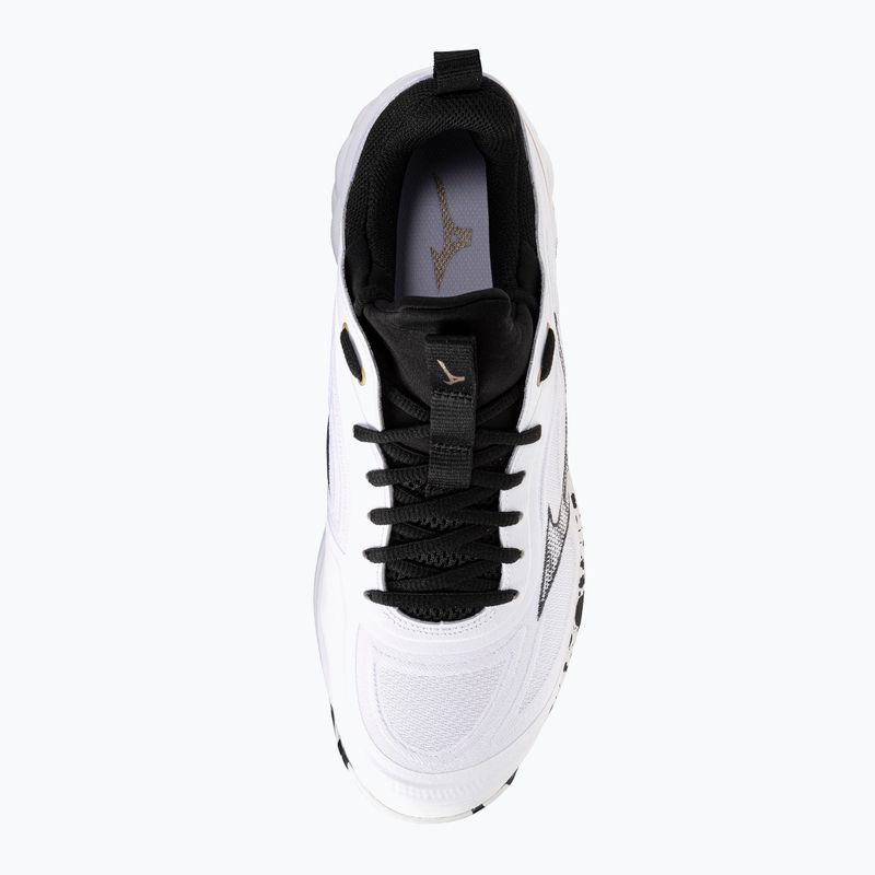 Scarpe da pallavolo Mizuno Wave Luminous 3 white/black/ge gold 5