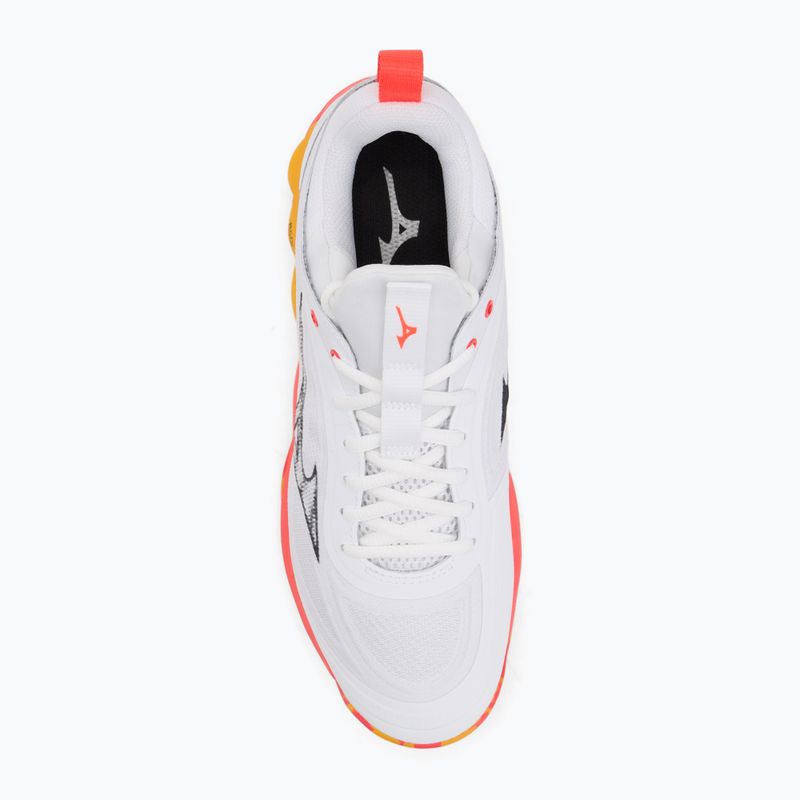 Scarpe da pallavolo Mizuno Wave Luminous 3 bianco/corallo infuocato 2/citrus 5