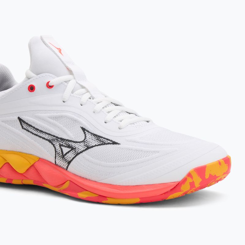 Scarpe da pallavolo Mizuno Wave Luminous 3 bianco/corallo infuocato 2/citrus 7