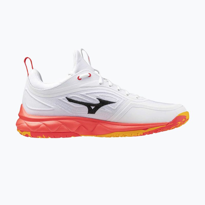 Scarpe da pallavolo Mizuno Wave Luminous 3 bianco/corallo infuocato 2/citrus 2