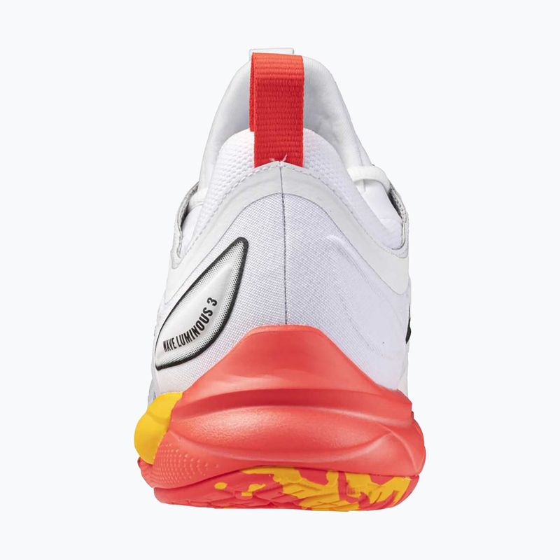 Scarpe da pallavolo Mizuno Wave Luminous 3 bianco/corallo infuocato 2/citrus 3