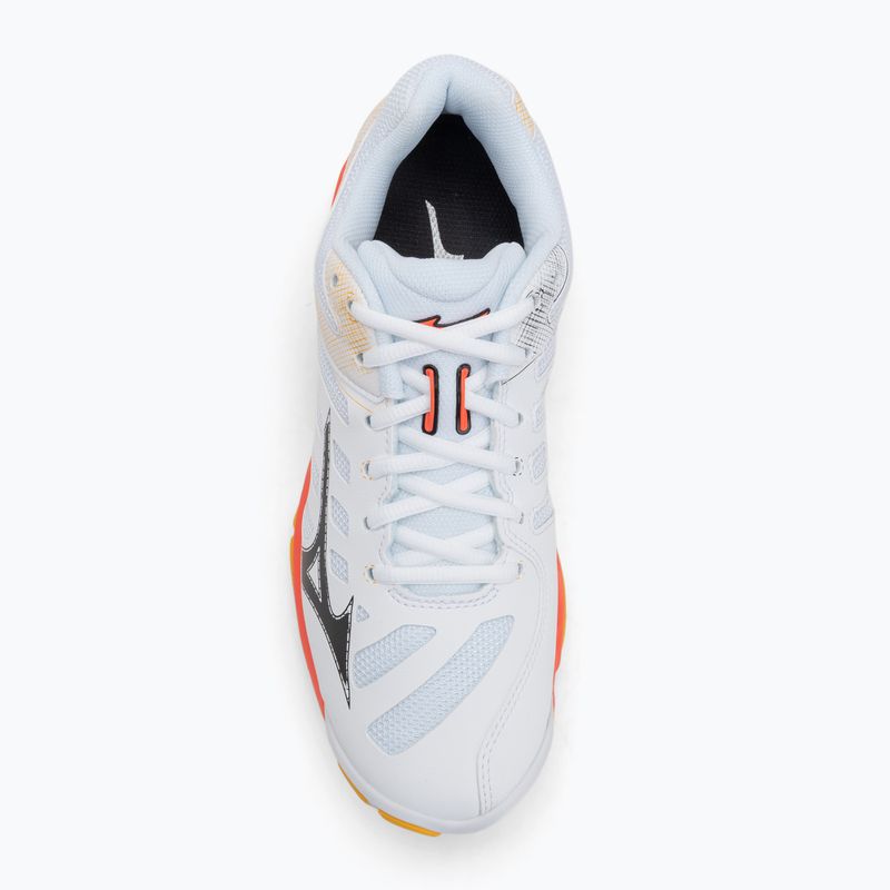 Scarpe da pallavolo Mizuno Wave Voltage 2 bianco/corallo rosso 2/citrus 5