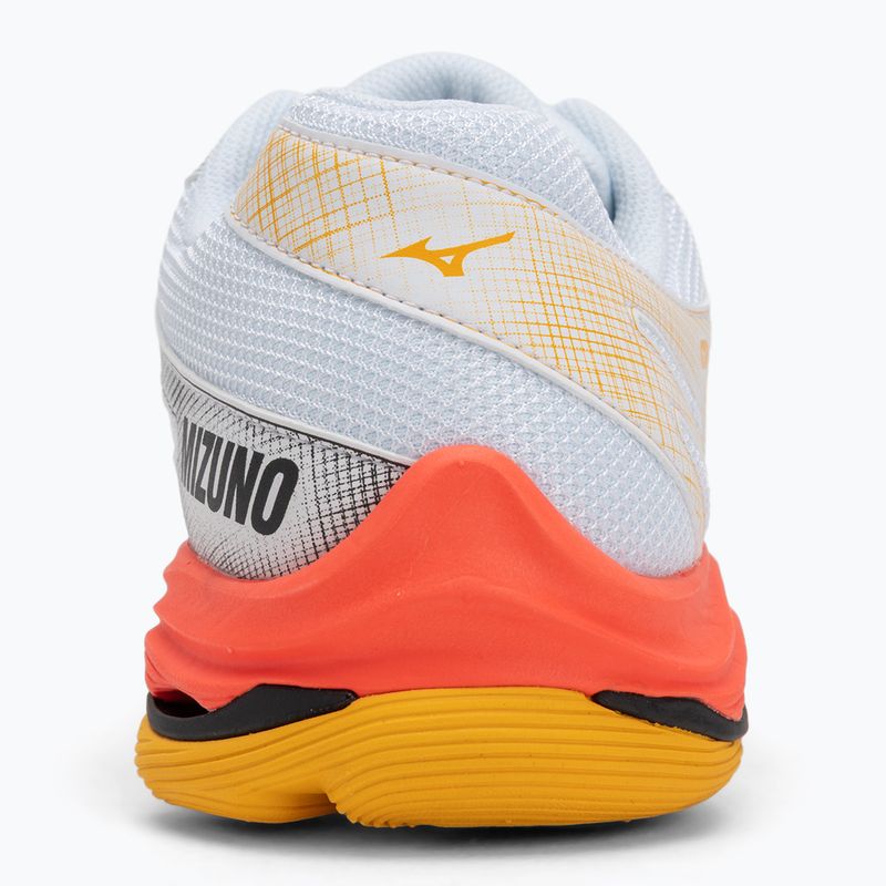 Scarpe da pallavolo Mizuno Wave Voltage 2 bianco/corallo rosso 2/citrus 6
