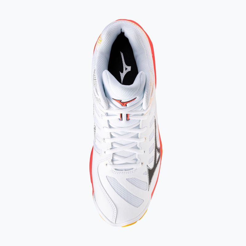 Scarpe da pallavolo Mizuno Wave Voltage 2 Mid bianco/fiery coral 2/citrus 5