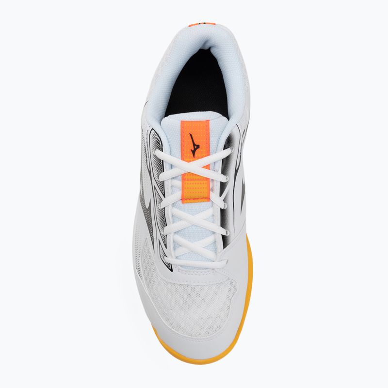 Scarpe da pallavolo Mizuno Cyclone Speed 5 bianco/fiery coral 2/citrus 5