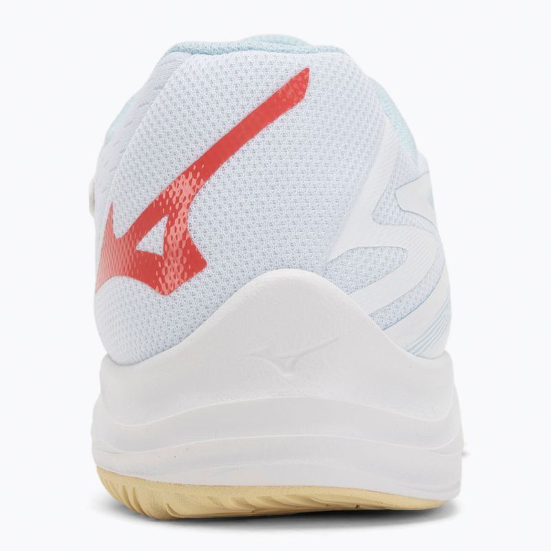 Scarpe da pallavolo donna Mizuno Thunder Blade Z bianco/calipso coral/pale banana 6