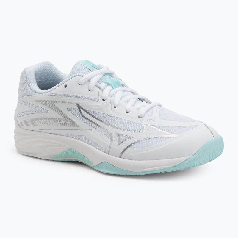 Scarpe da pallavolo da donna Mizuno Thunder Blade Z bianco/blu