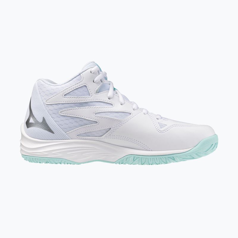 Scarpe da volley donna Mizuno Thunder Blade Z Mid white/blue tint 9