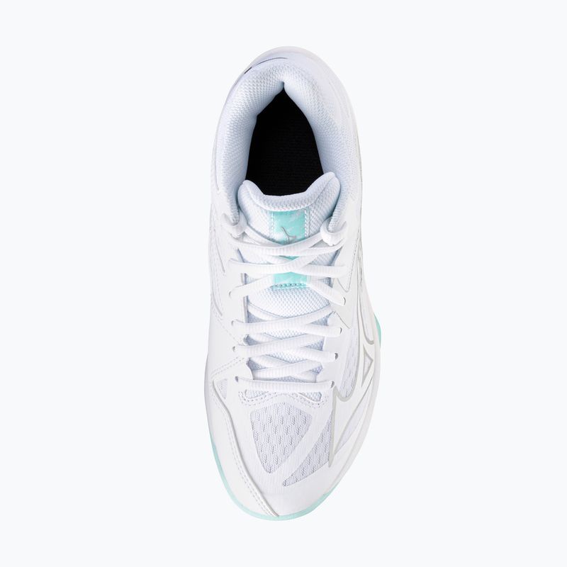 Scarpe da volley donna Mizuno Thunder Blade Z Mid white/blue tint 12