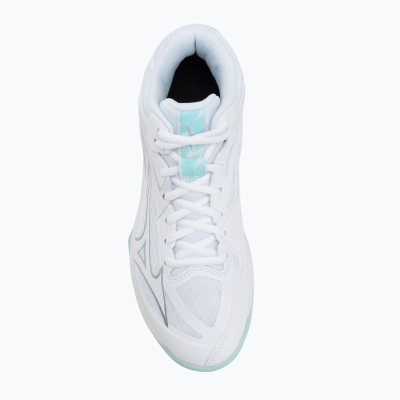 Scarpe da volley donna Mizuno Thunder Blade Z Mid white/blue tint 5