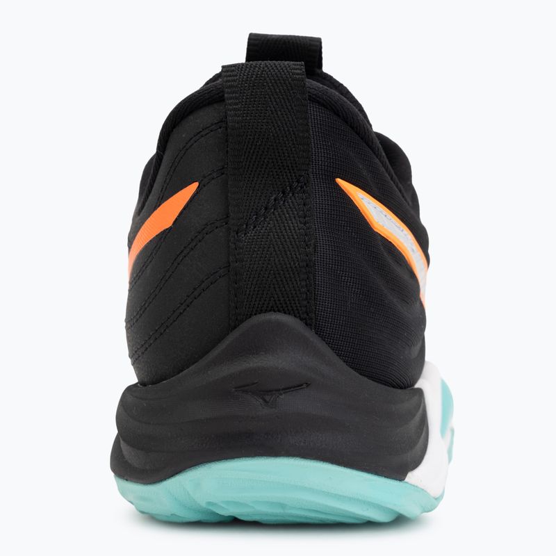 Scarpe da pallavolo Mizuno Wave Momentum Elite black/tangelo/ice green 6