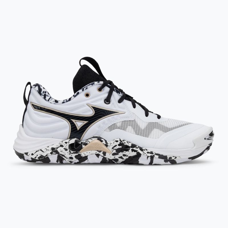 Scarpe da pallavolo Mizuno Wave Momentum Elite white/black/ge gold 2