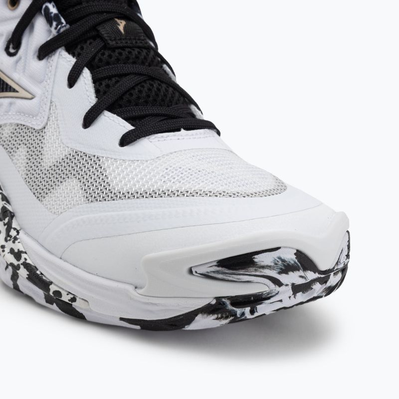 Scarpe da pallavolo Mizuno Wave Momentum Elite white/black/ge gold 7