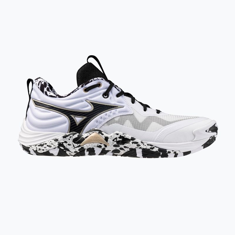 Scarpe da pallavolo Mizuno Wave Momentum Elite white/black/ge gold 8