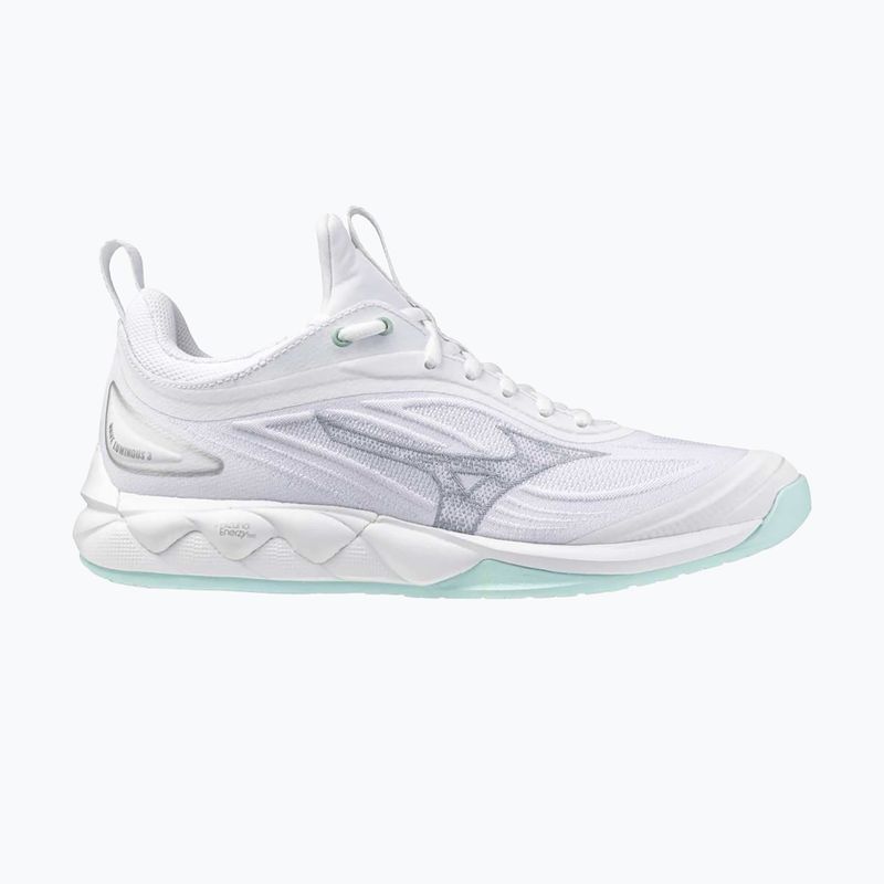 Scarpe da pallavolo da donna Mizuno Wave Luminous 3 bianco/blu 8