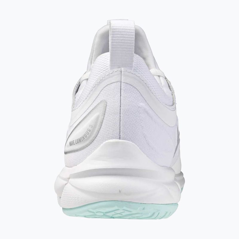 Scarpe da pallavolo da donna Mizuno Wave Luminous 3 bianco/blu 10