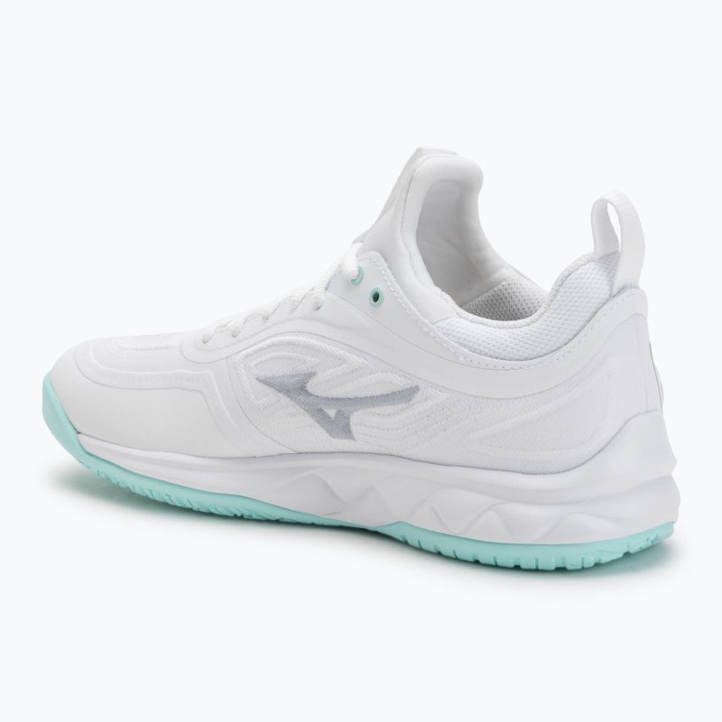 Scarpe da pallavolo da donna Mizuno Wave Luminous 3 bianco/blu 3