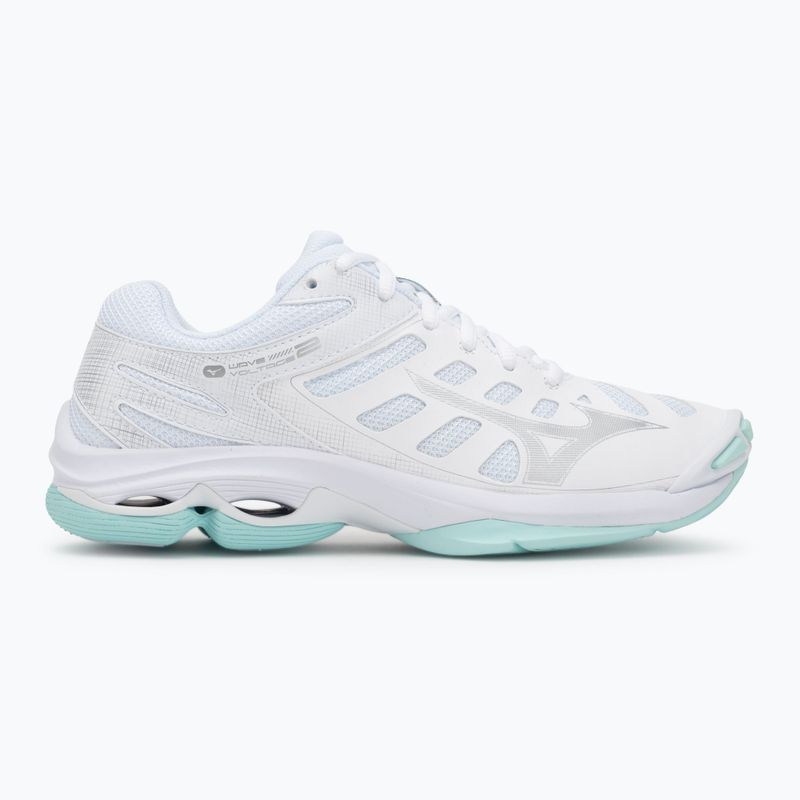 Scarpe da pallavolo donna Mizuno Wave Voltage 2 white/blue tint 2