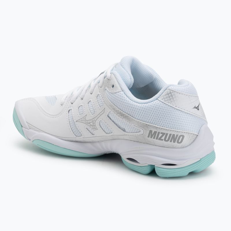 Scarpe da pallavolo donna Mizuno Wave Voltage 2 white/blue tint 3