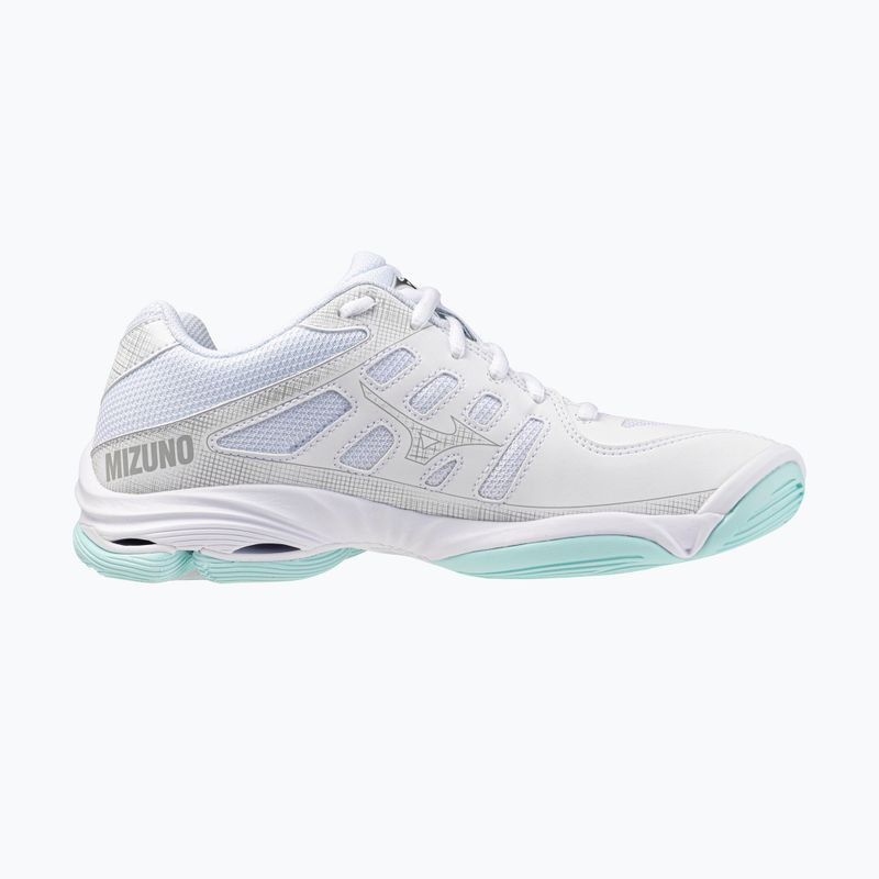 Scarpe da pallavolo donna Mizuno Wave Voltage 2 white/blue tint 9