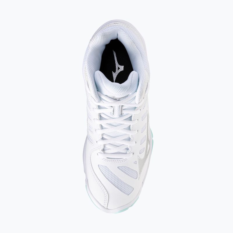 Scarpe da volley donna Mizuno Wave Voltage 2 Mid white/blue tint 12