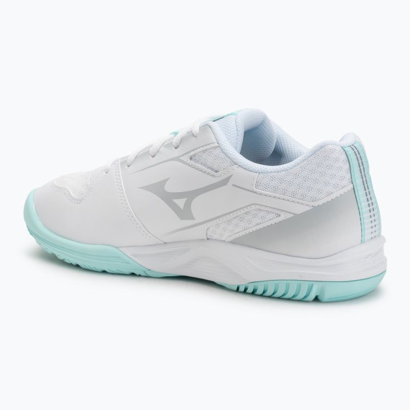 Scarpe da pallavolo da donna Mizuno Cyclone Speed 5 bianco/blu 3