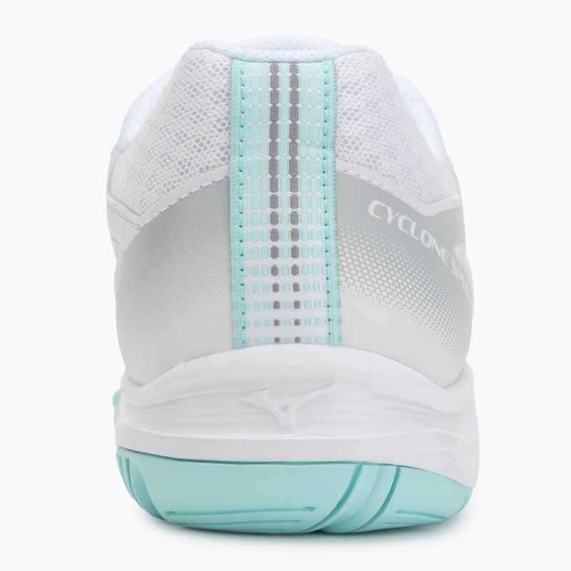 Scarpe da pallavolo da donna Mizuno Cyclone Speed 5 bianco/blu 6