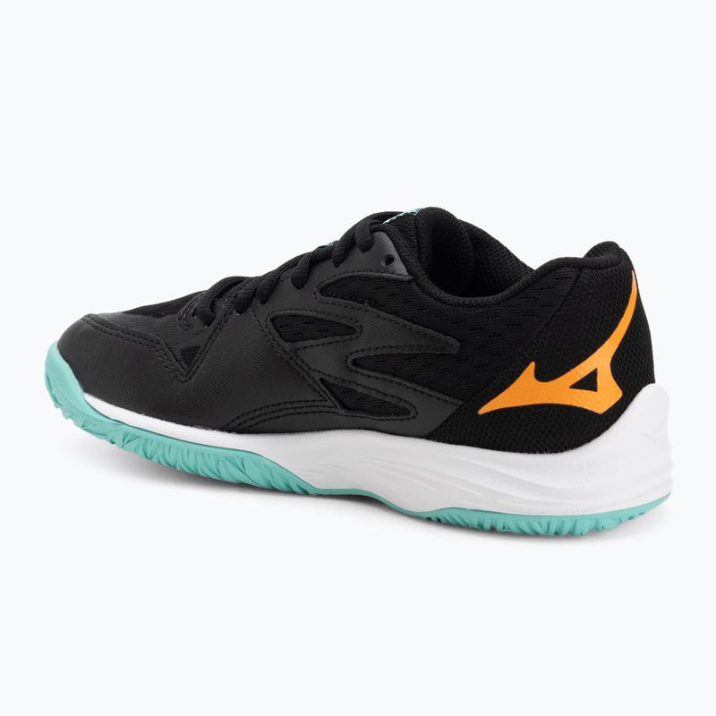 Scarpe da pallavolo per bambini Mizuno Lightning Star Z7 nero/tangelo/verde ghiaccio 3