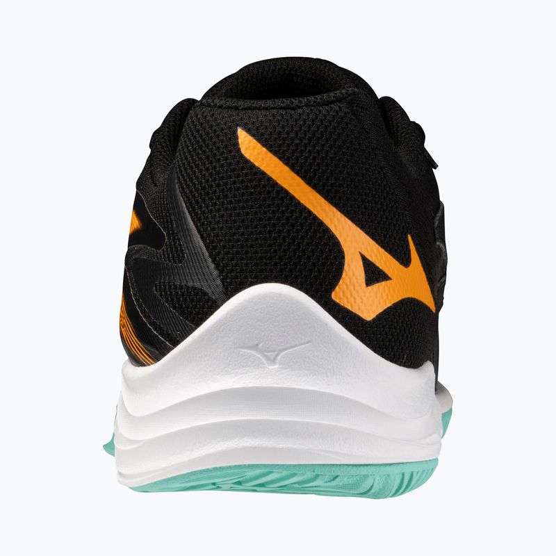 Scarpe da pallavolo per bambini Mizuno Lightning Star Z7 nero/tangelo/verde ghiaccio 3