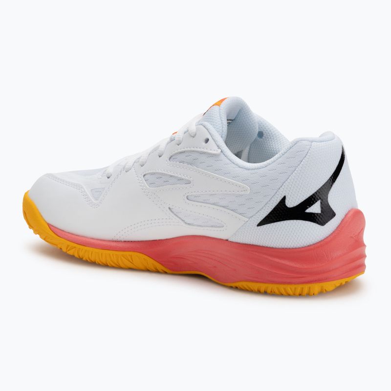 Scarpe da pallavolo Mizuno Lightning Star Z7 bianco/fuoco corallo 2/citrus per bambini 3