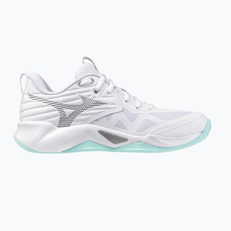 Scarpe da pallavolo da donna Mizuno Wave Momentum Pro bianco/blu