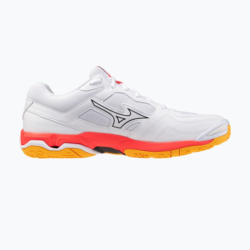 Scarpa da pallamano Mizuno Wave Phantom 3 bianco/fuoco corallo 2/citrus 2