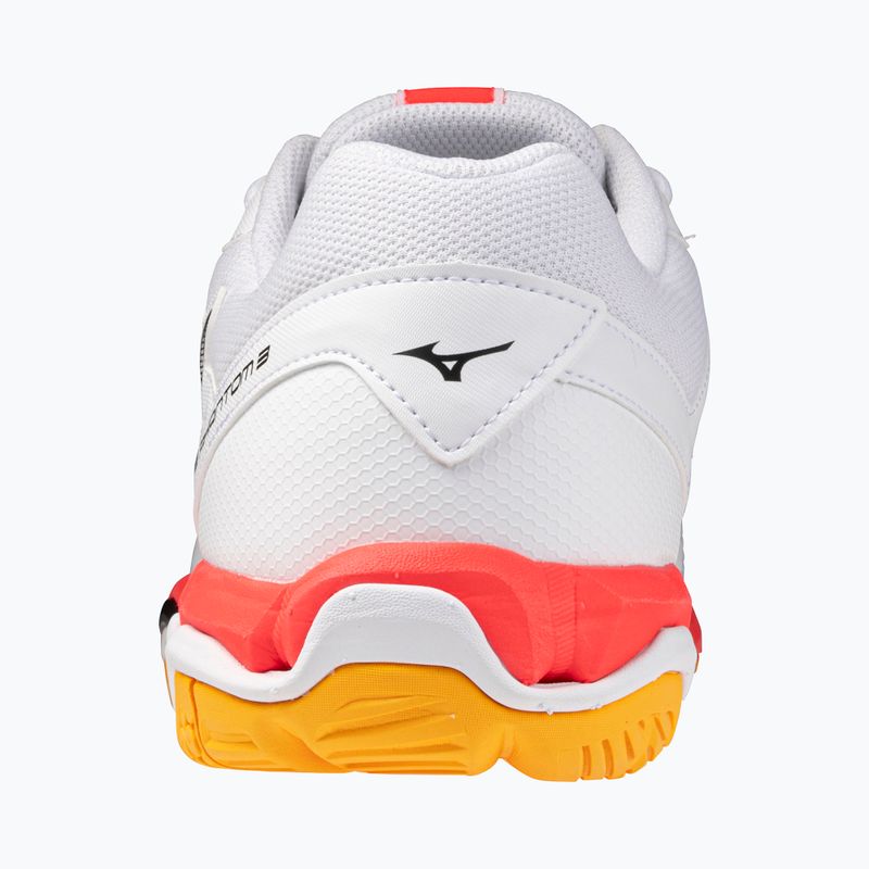 Scarpa da pallamano Mizuno Wave Phantom 3 bianco/fuoco corallo 2/citrus 3