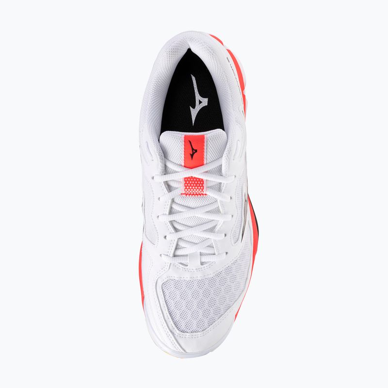 Scarpa da pallamano Mizuno Wave Phantom 3 bianco/fuoco corallo 2/citrus 5