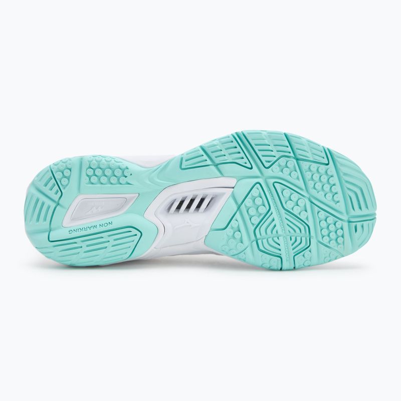 Scarpe da pallamano da donna Mizuno Wave Phantom 3 bianco/blu tinta unita 4